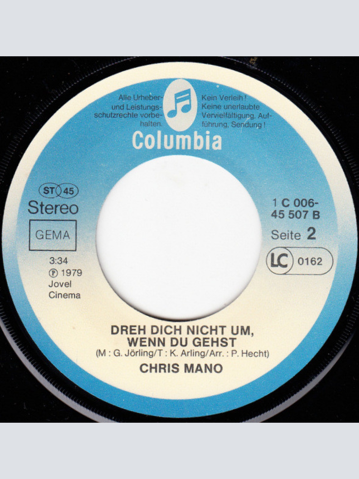 Vinyl / Chris Mano - Nur Ein Spiel