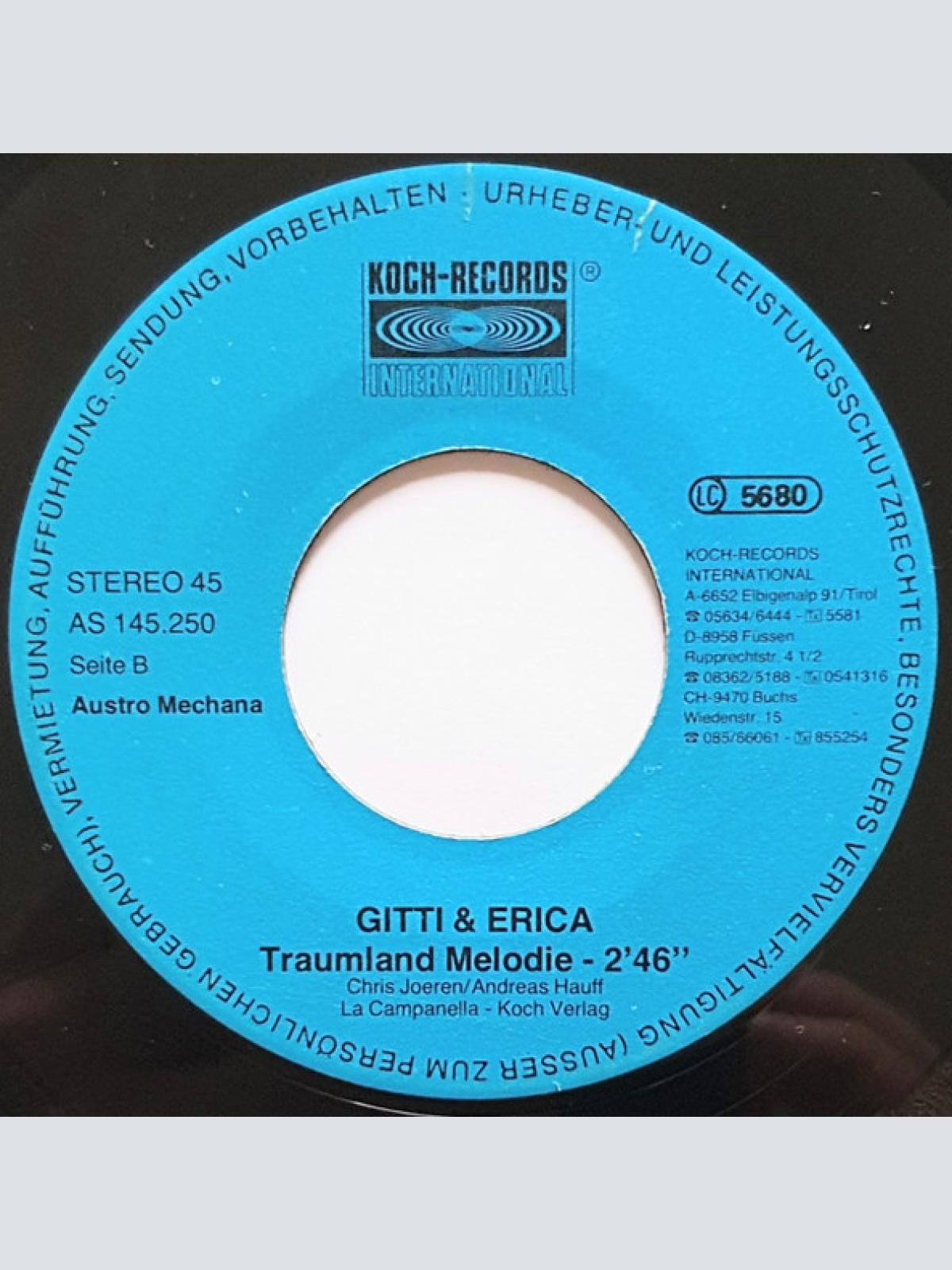 Vinyl / Gitti & Erica* - Silberhochzeit