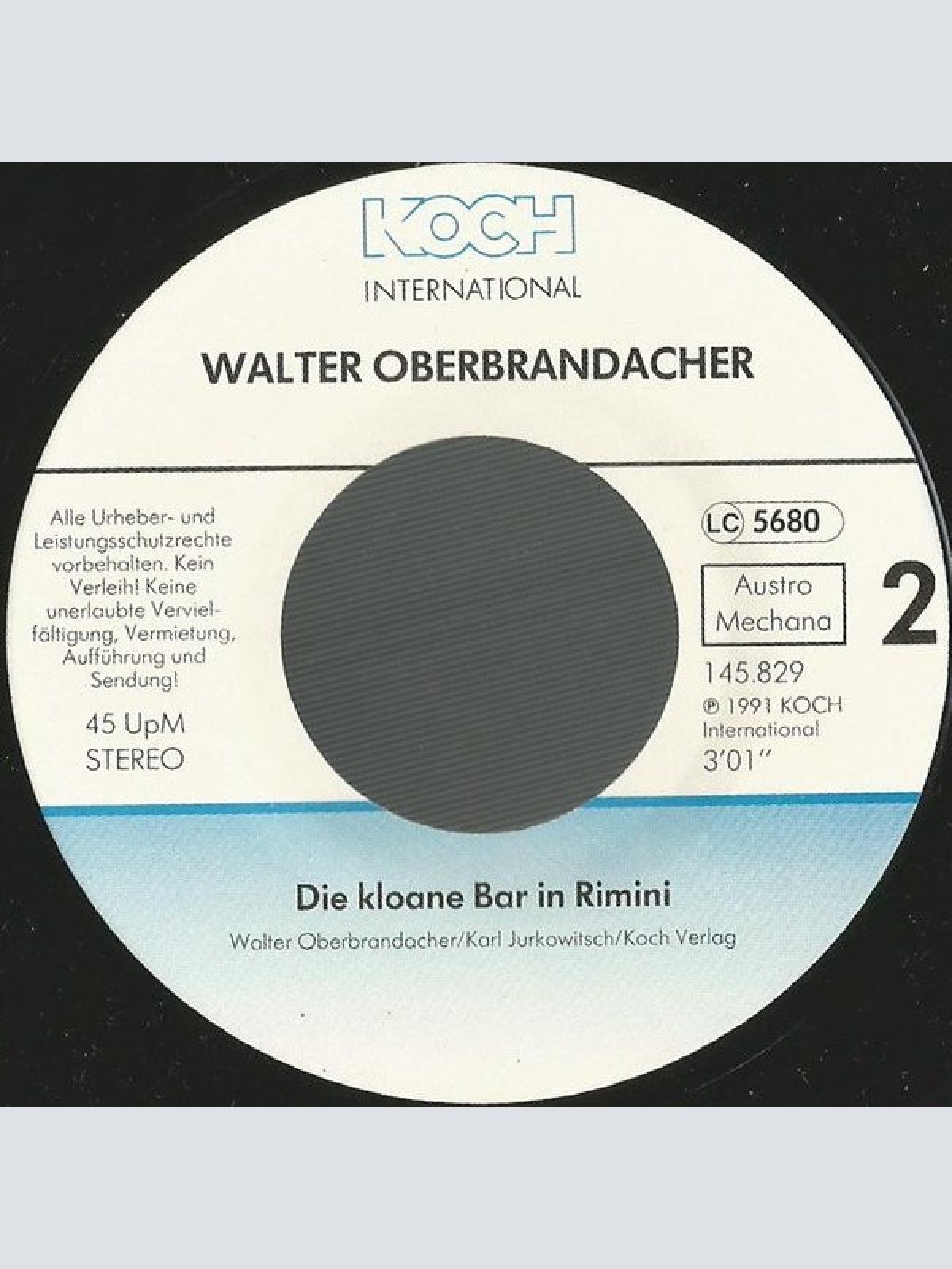 Vinyl / Walter Oberbrandacher - Kuschl-Wuschl-Schmusefee