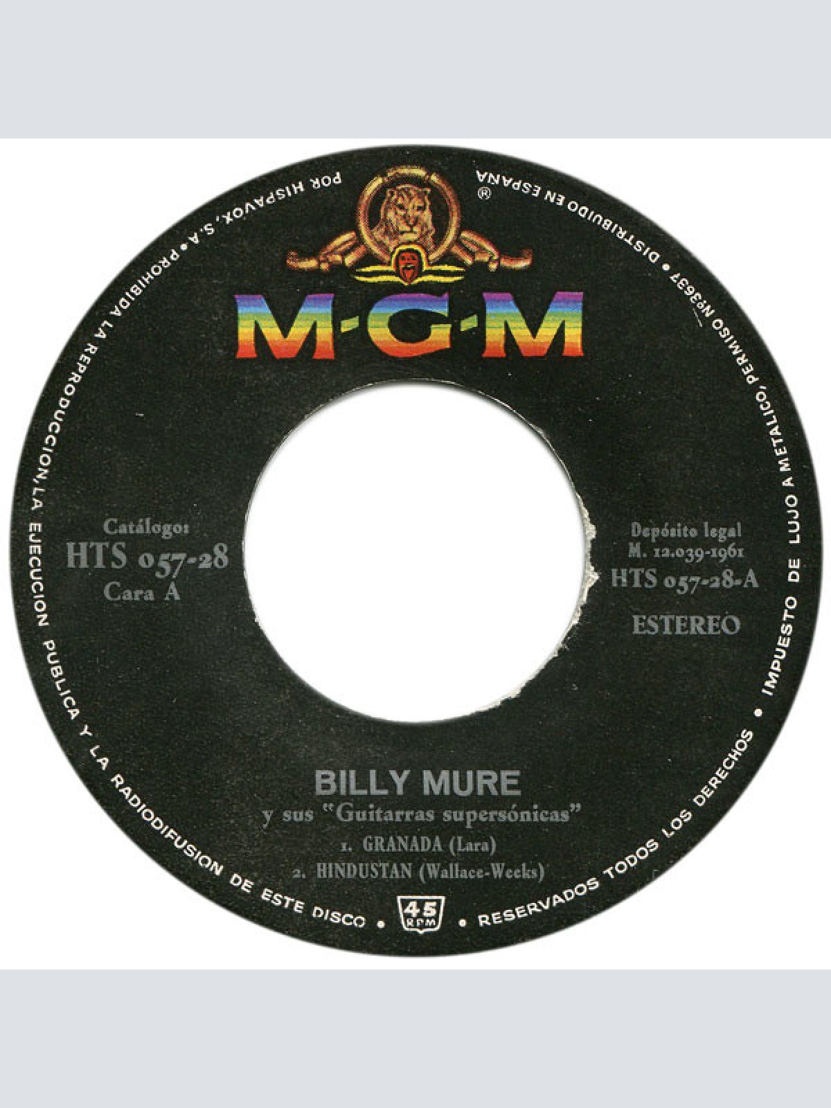 Vinyl / Billy Mure Y Sus "Guitarras Supersónicas"* - Supersonic Guitars