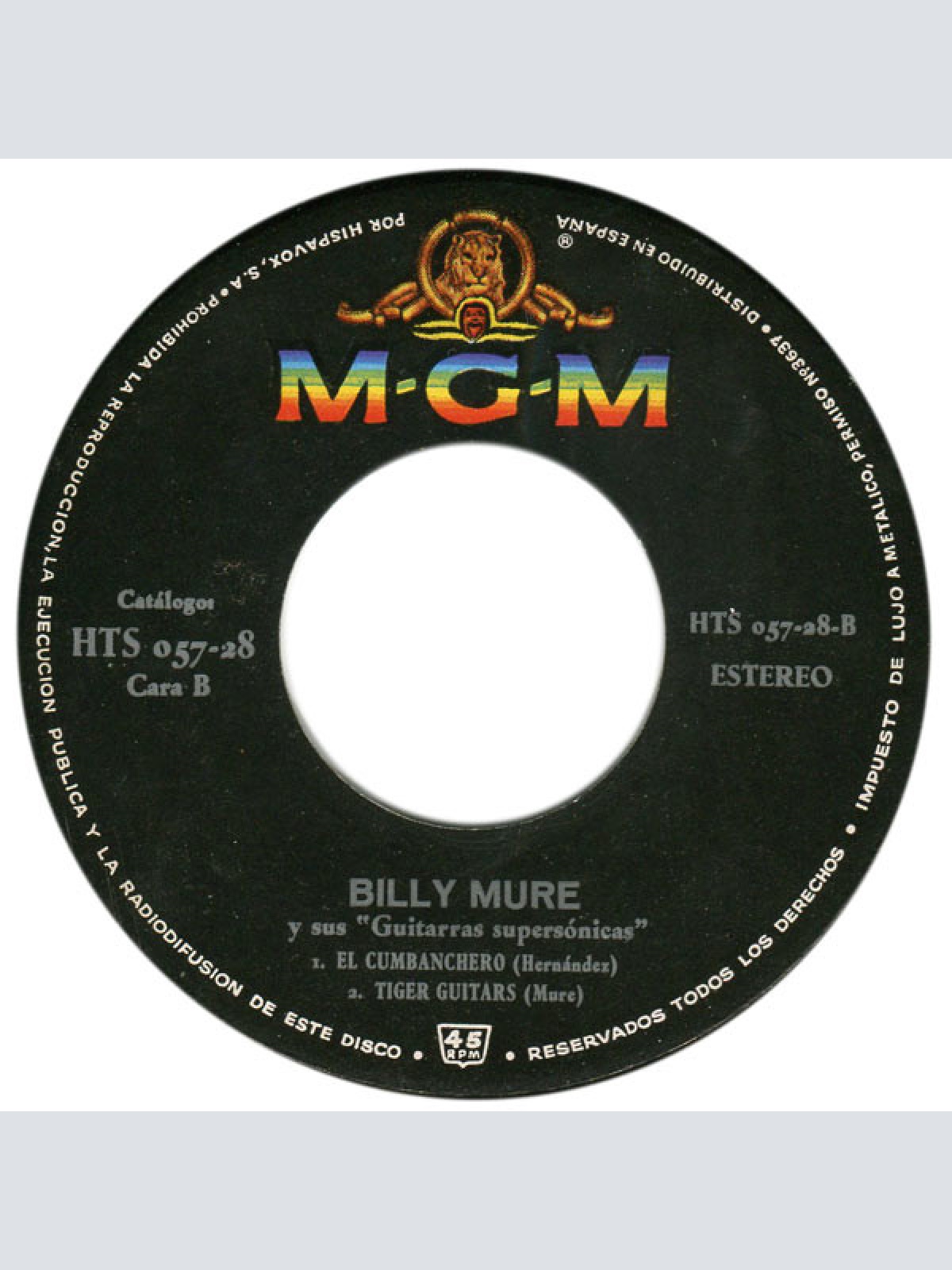 Vinyl / Billy Mure Y Sus "Guitarras Supersónicas"* - Supersonic Guitars