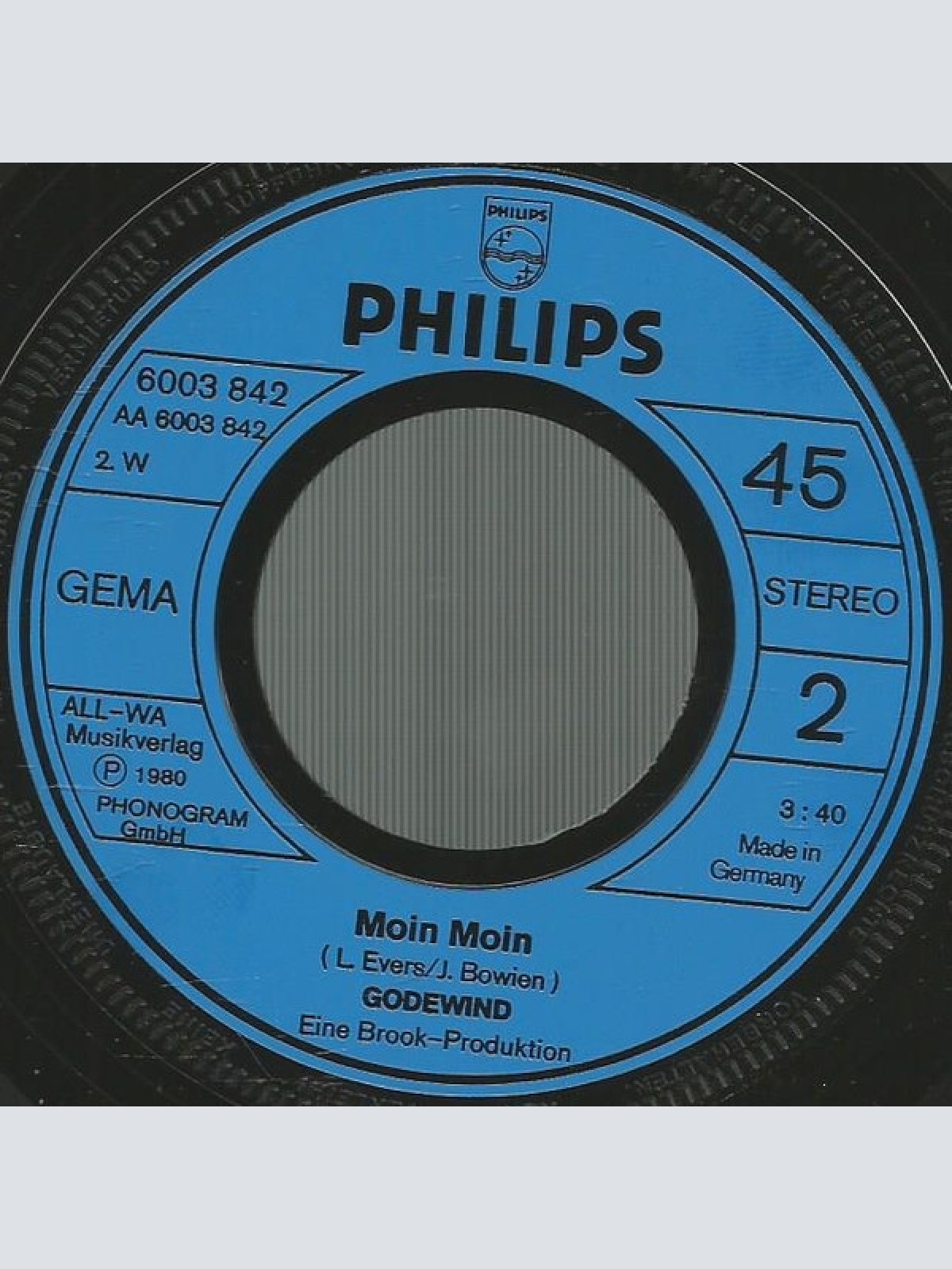 Vinyl / Godewind - Tante Anni / Moin Moin