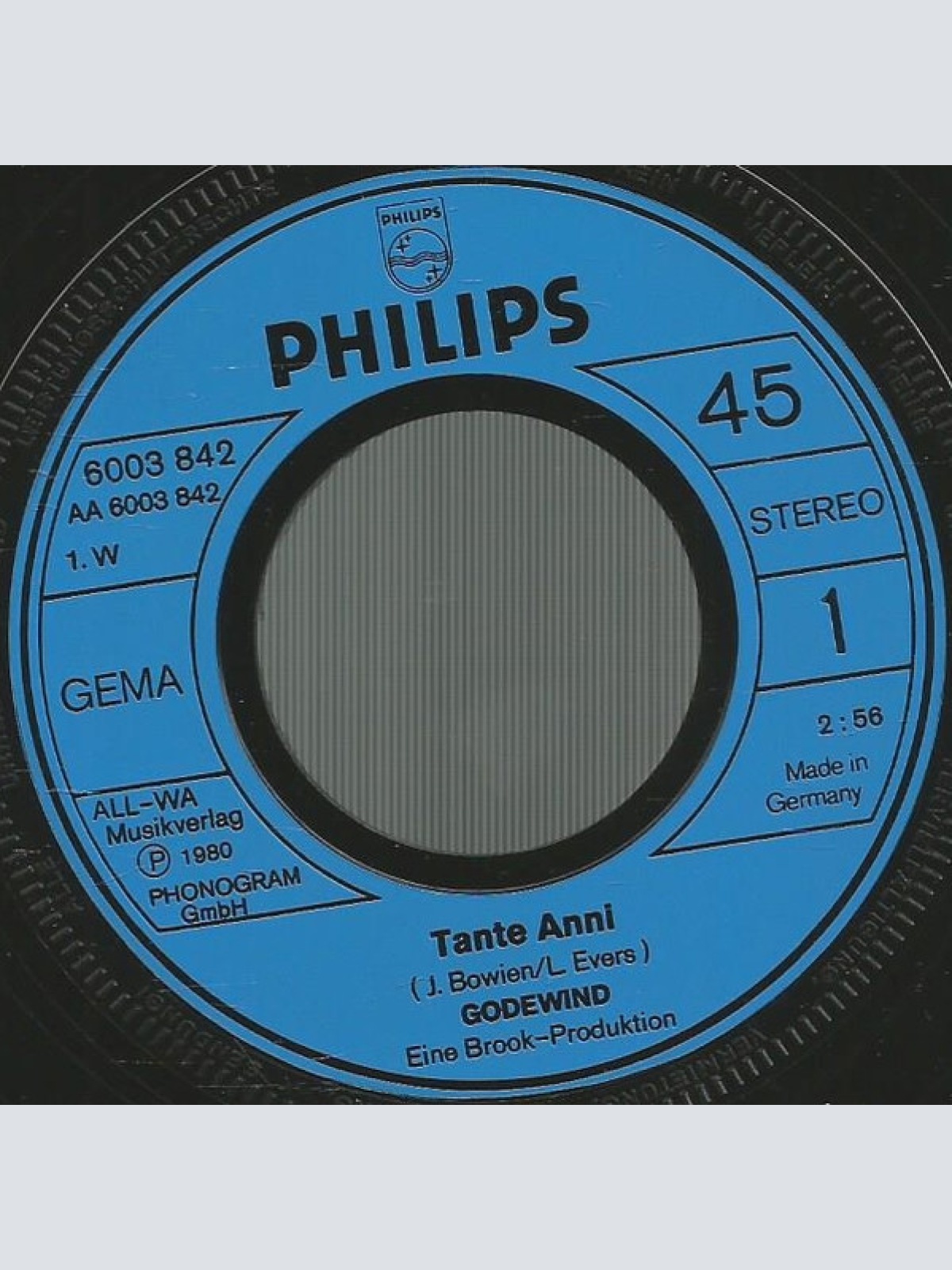 Vinyl / Godewind - Tante Anni / Moin Moin