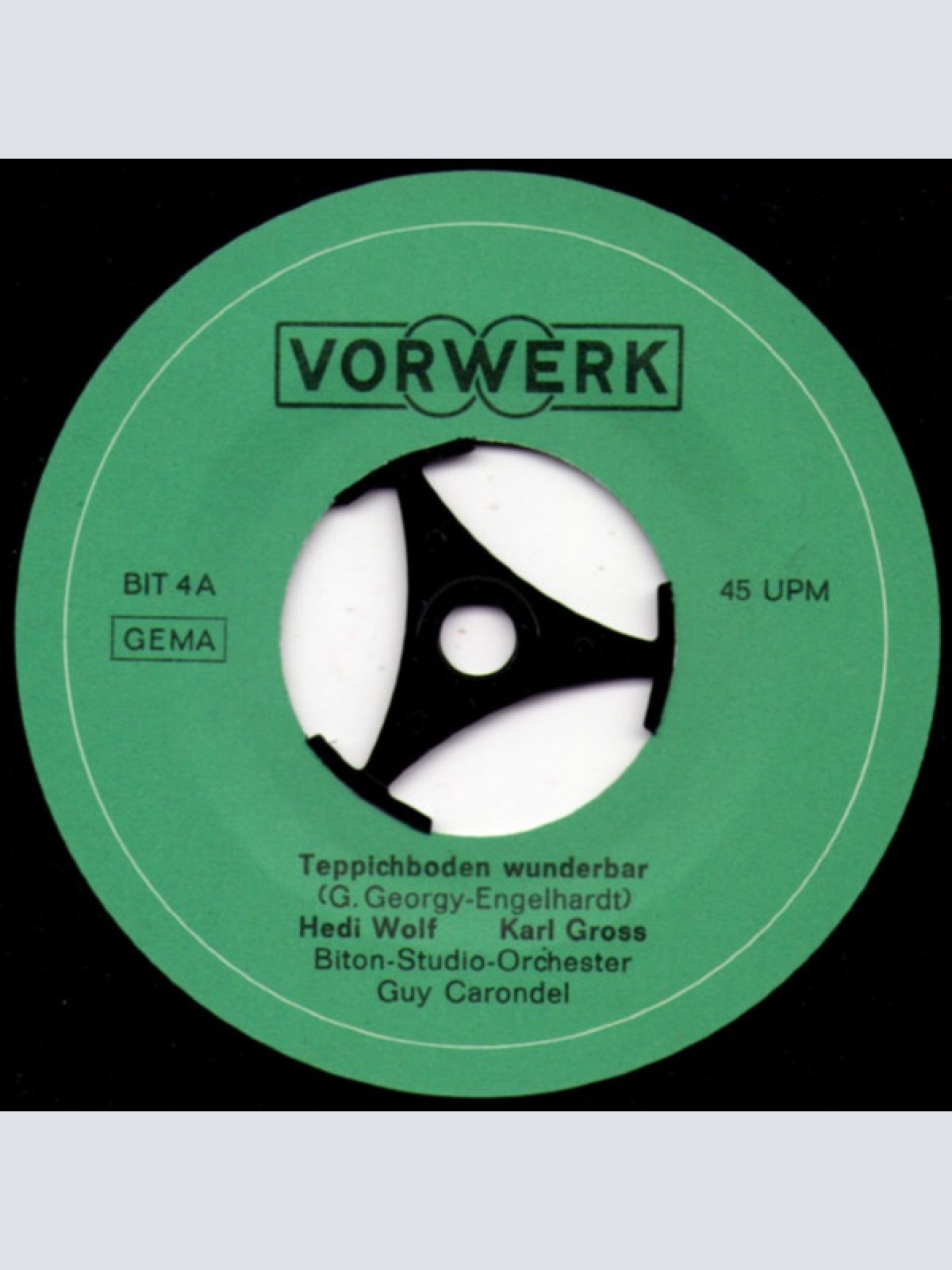 Vinyl / Hedi Wolf, Karl Gross, Biton-Studio-Orchester*, Guy Carondel - Musikalische Grüsse Von Vorwerk