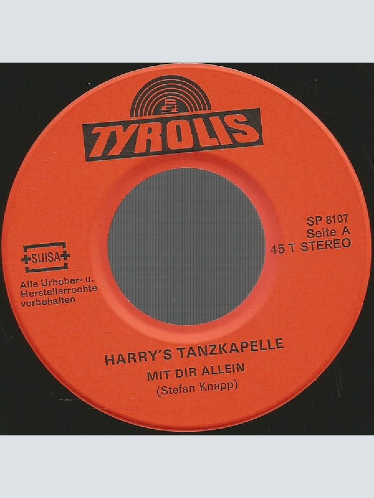 Vinyl / Harry's Tanzkapelle - Mit Dir Allein / Stunden Des Glücks
