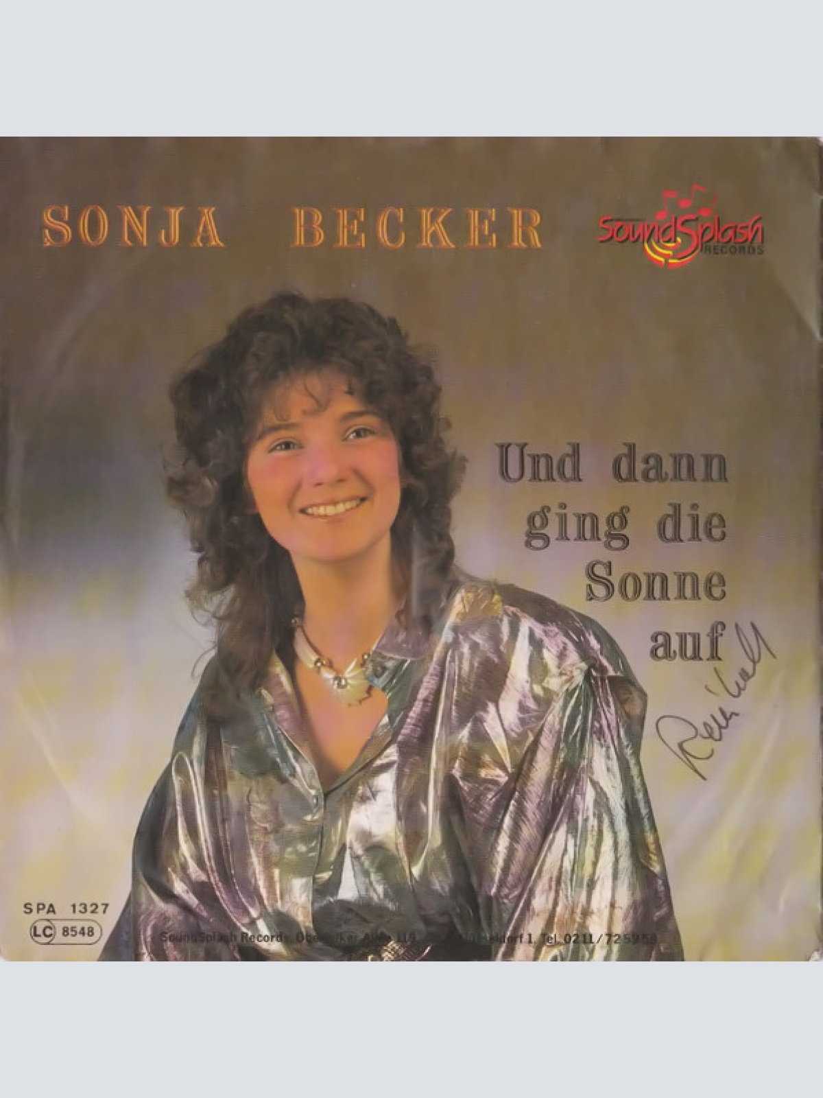 Vinyl / Sonja Becker - Und Dann Ging Die Sonne Auf