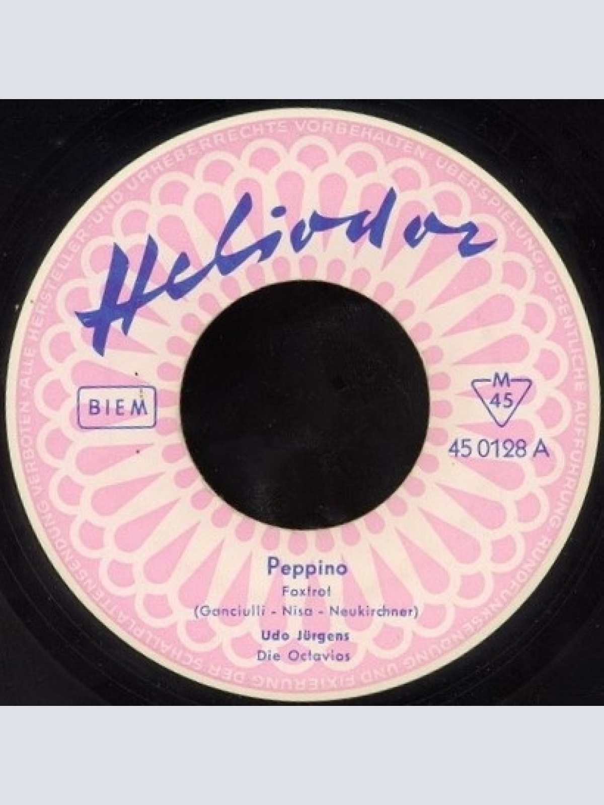 Vinyl / Udo Jürgens - Peppino / Frag Mich Nie Was Heimweh Ist