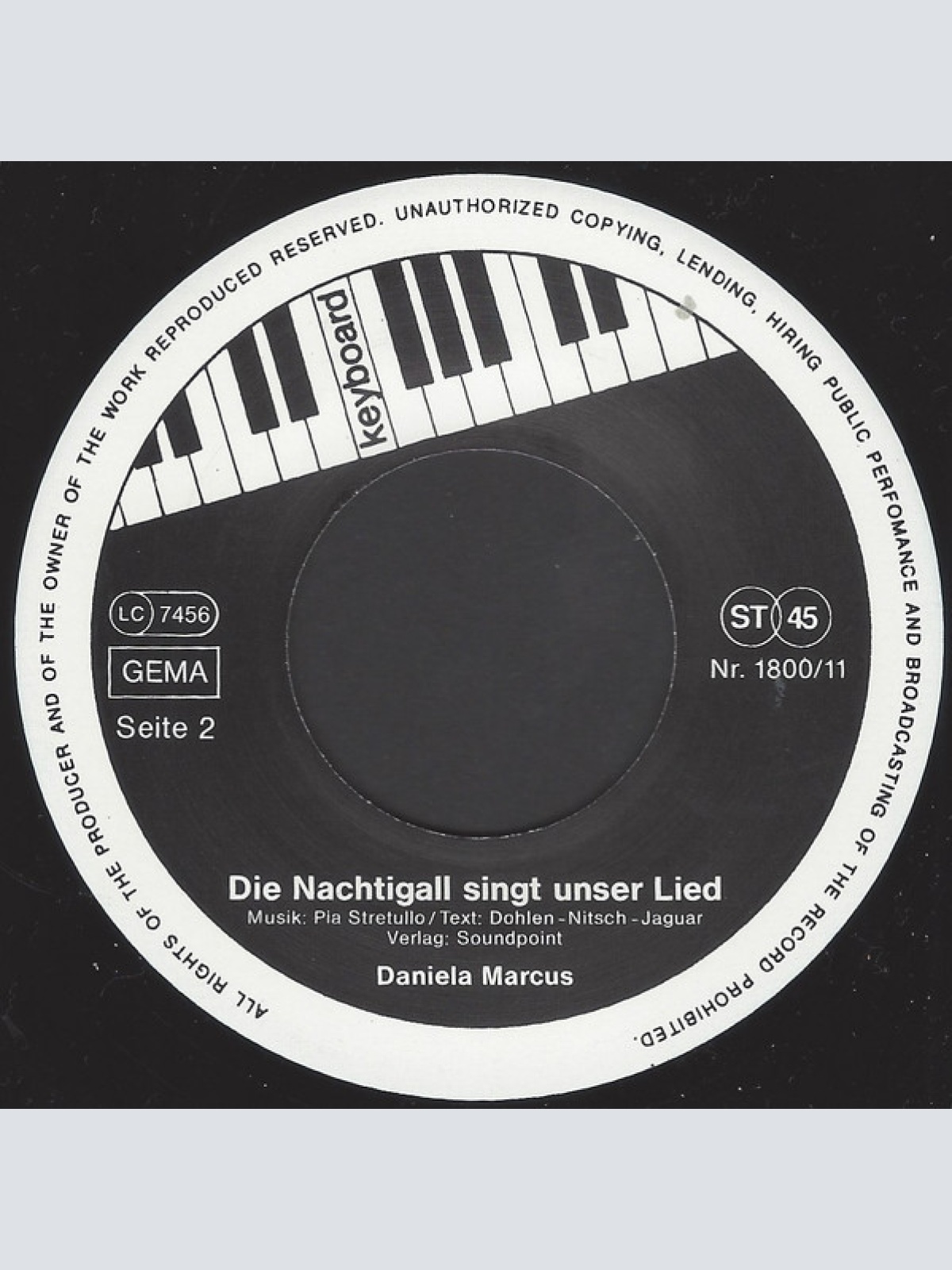 Vinyl / Daniela Marcus - Du Kleine Rose