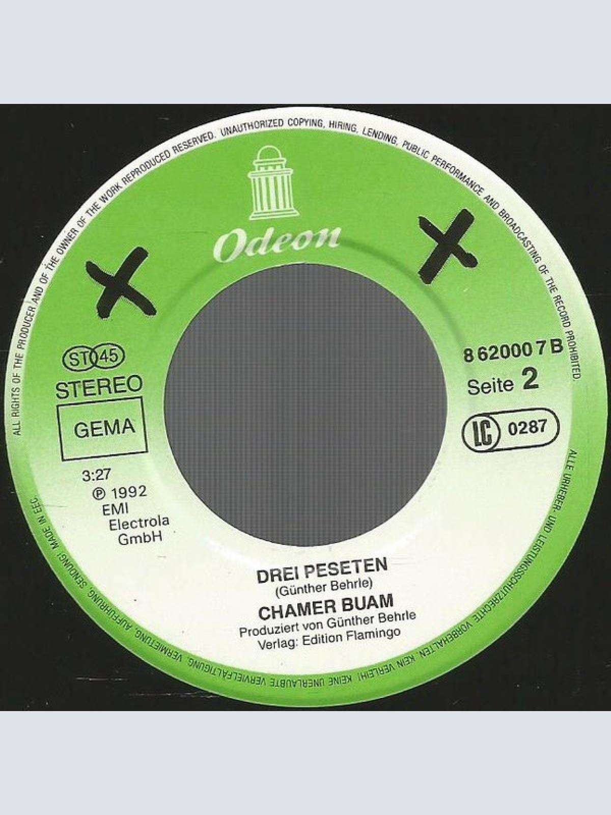 Vinyl / Chamer Buam - Ich War Noch Nie In Meinem Leb'n So Wie In Dich Verliebt