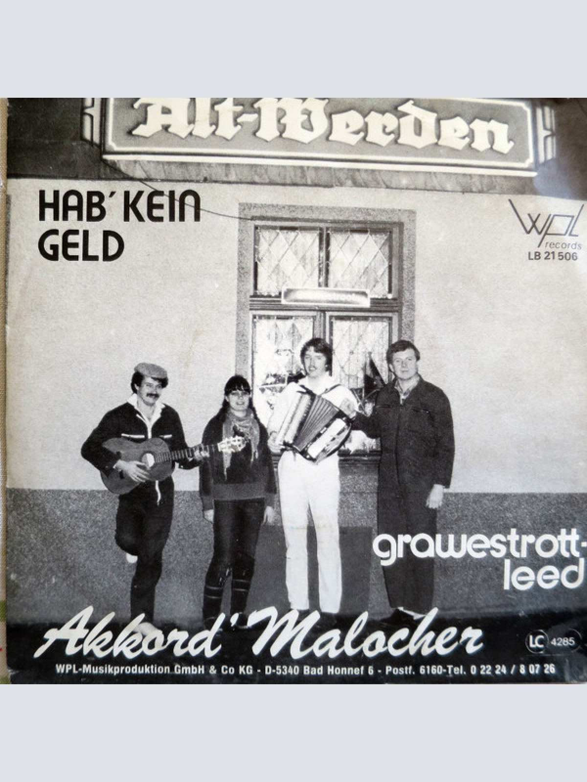 Vinyl / Akkord-Malocher* - Hab' Kein Geld