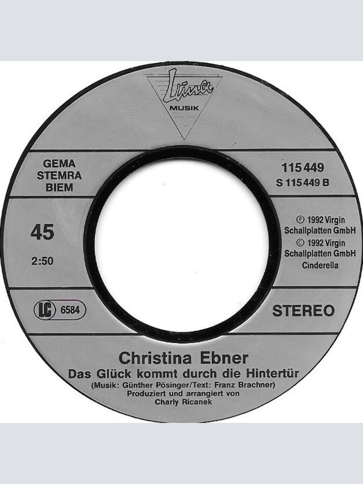 Vinyl / Christina Ebner - Kleine Wunder Sieht Man Nicht