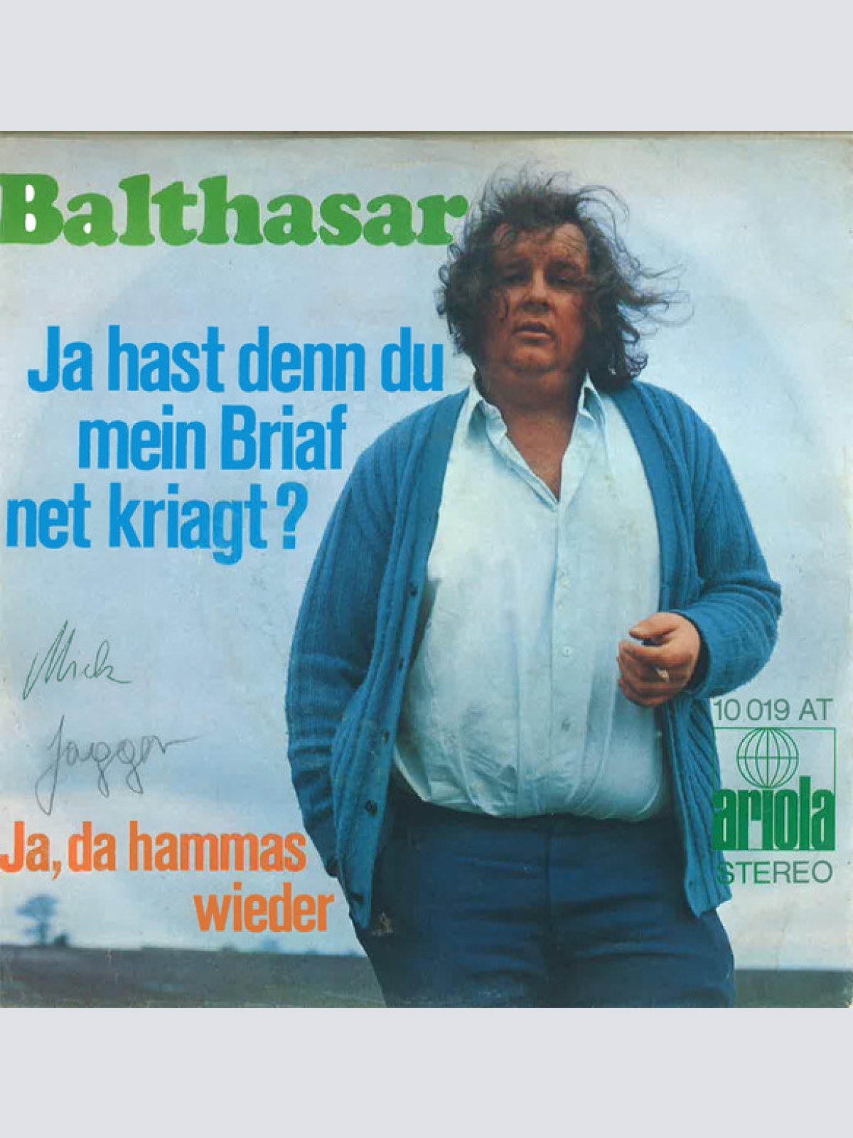 Vinyl / Balthasar - Ja Hast Denn Du Mein Brief Net Kriagt?