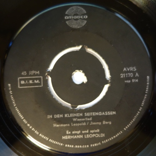 Vinyl / Hermann Leopoldi - In Den Kleinen Seitengassen