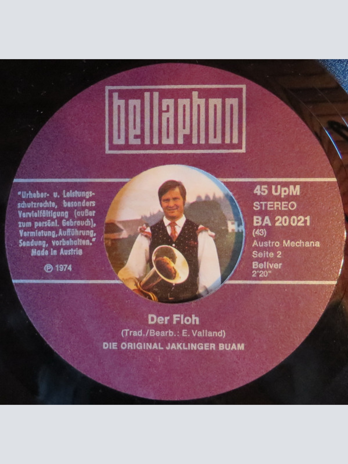 Vinyl / Die Original Jaklinger Buam* - Die Schleifer Von Paris
