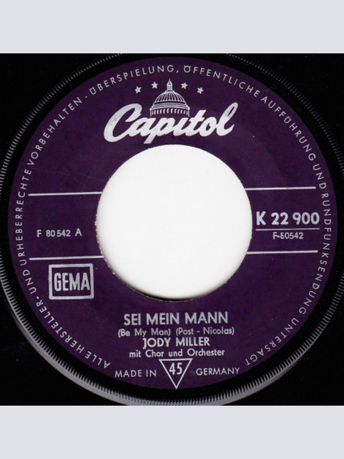 Vinyl / Jody Miller - Sei Mein Mann