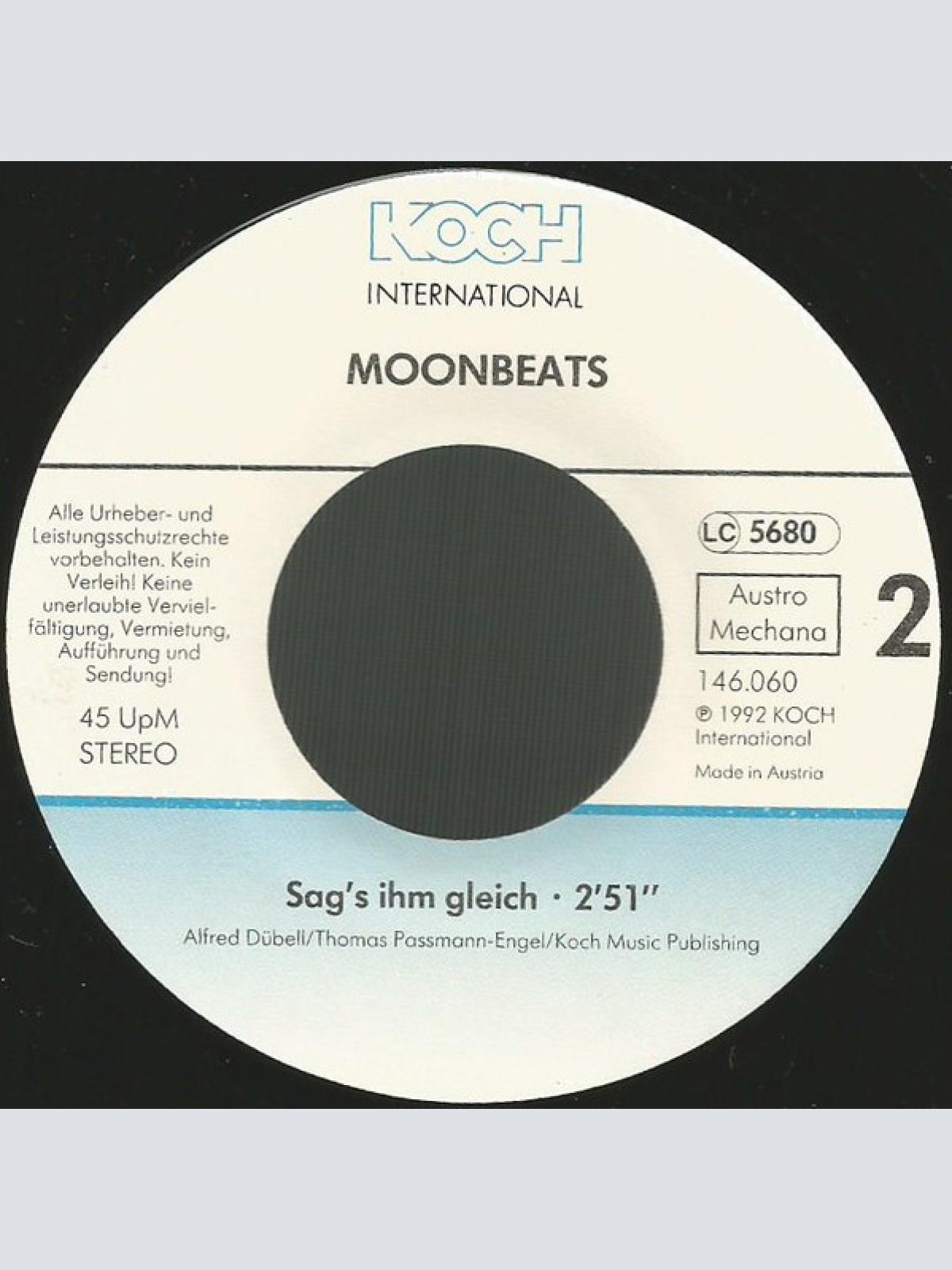 Vinyl / Moonbeats - Es Ist Nichts Mehr Wie Es War