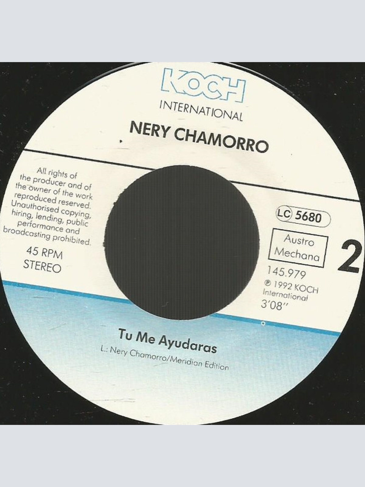 Vinyl / Nery Chamorro - No Paro de Cantar