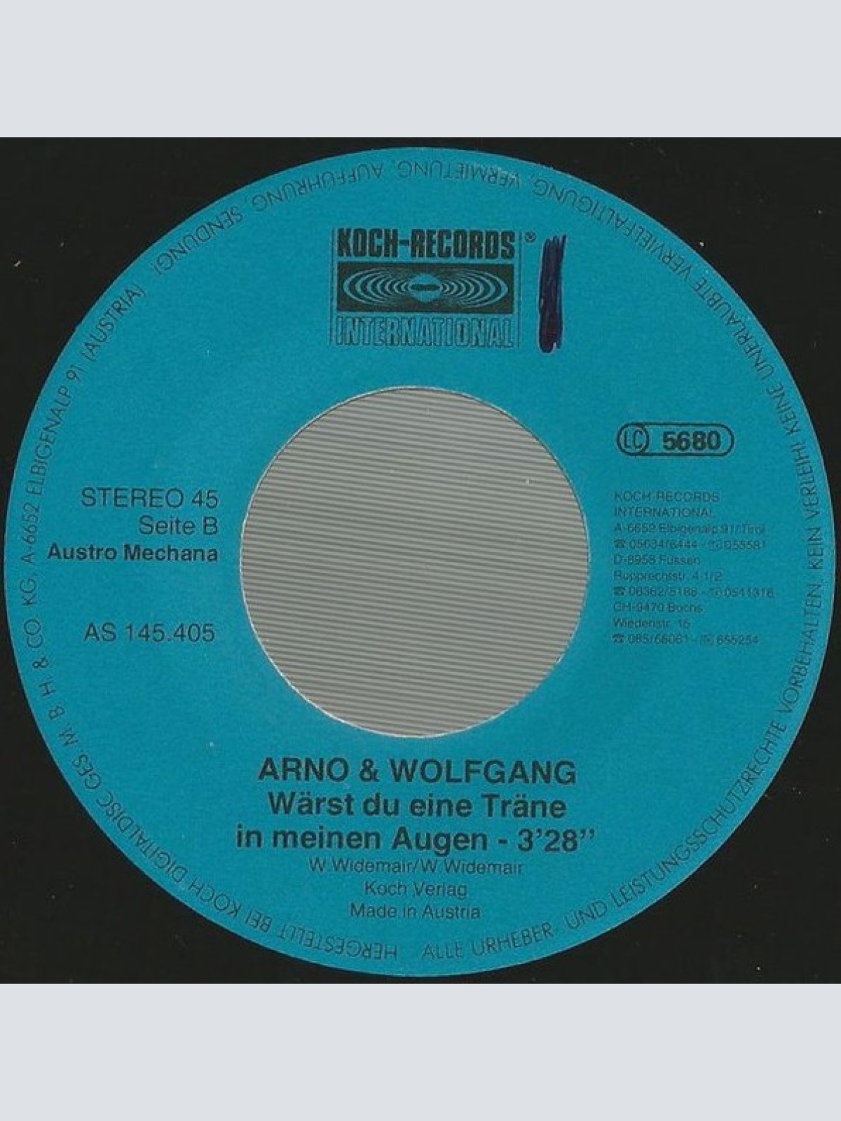 Vinyl / Arno & Wolfgang - Liebe Im Heissen Sand