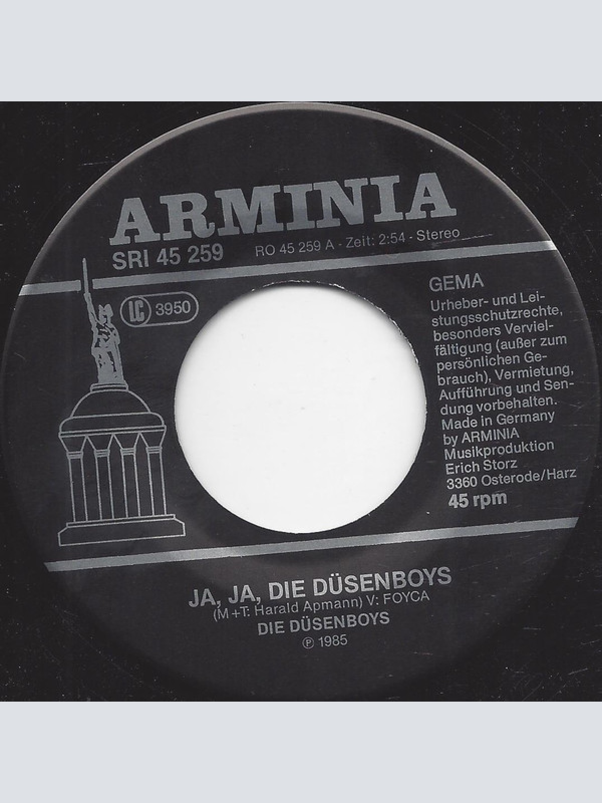 Vinyl / Die Düsenboys - Ja, Ja, Die Düsenboys