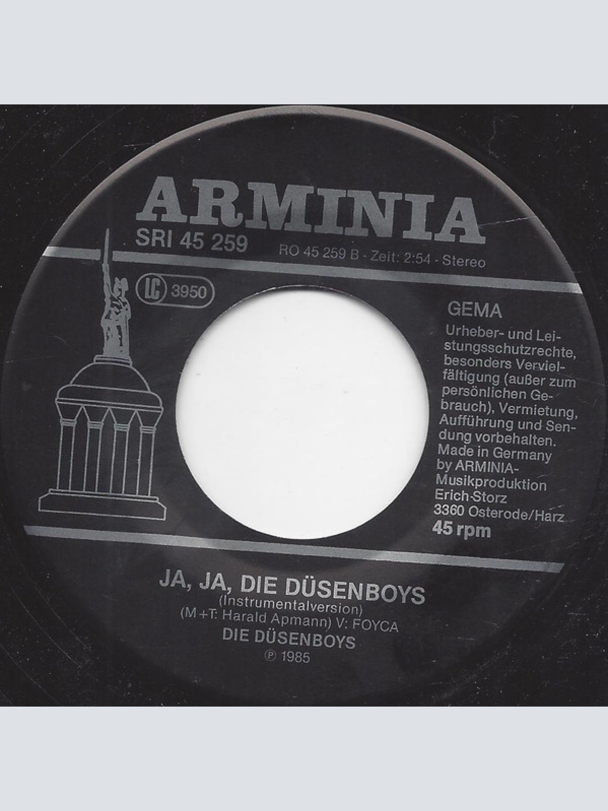 Vinyl / Die Düsenboys - Ja, Ja, Die Düsenboys