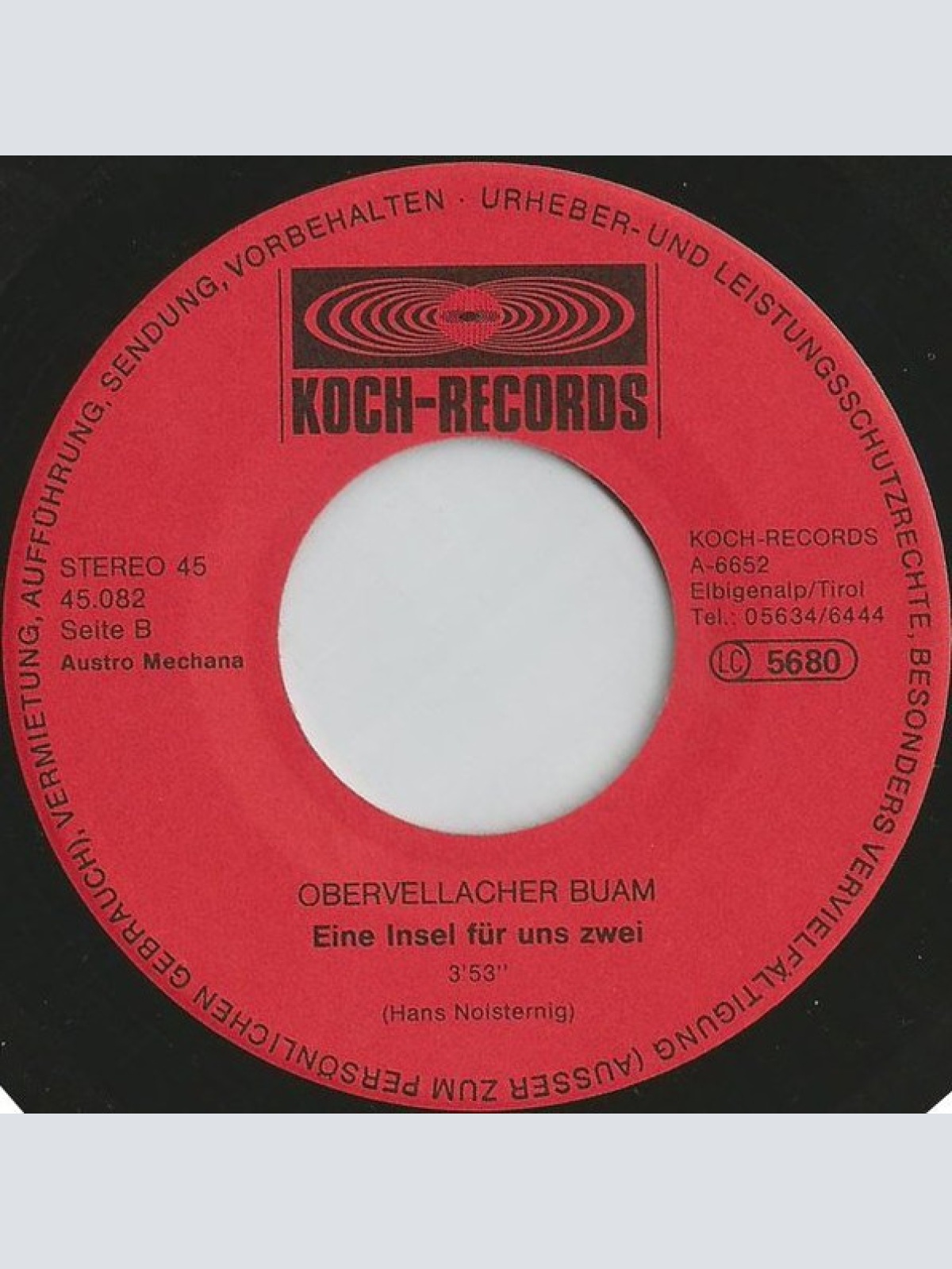 Vinyl / Obervellacher Buam - Die Heinzelmännchen Kommen