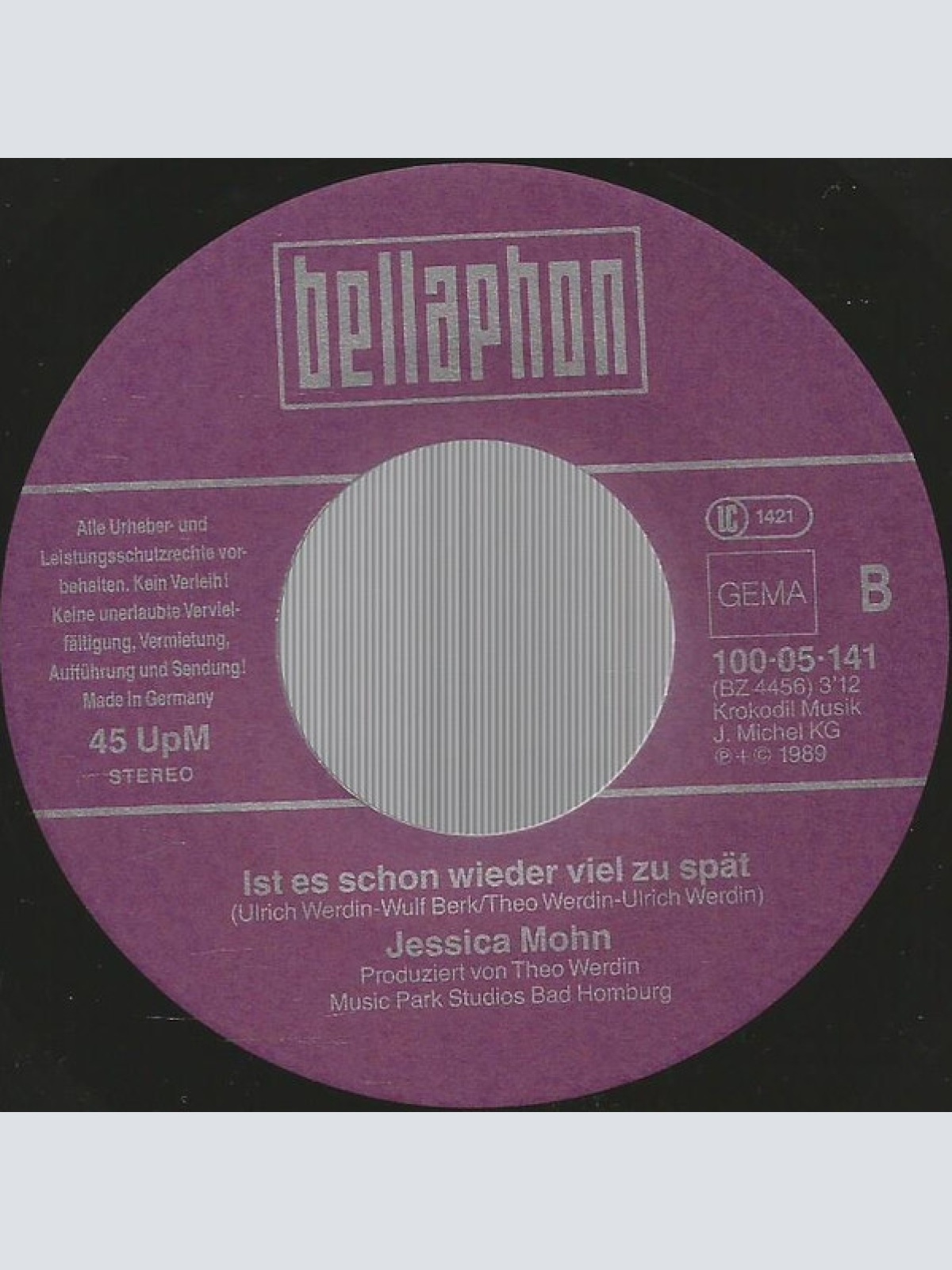 Vinyl / Jessica Mohn - Schlaflose Nächte Wegen Dir