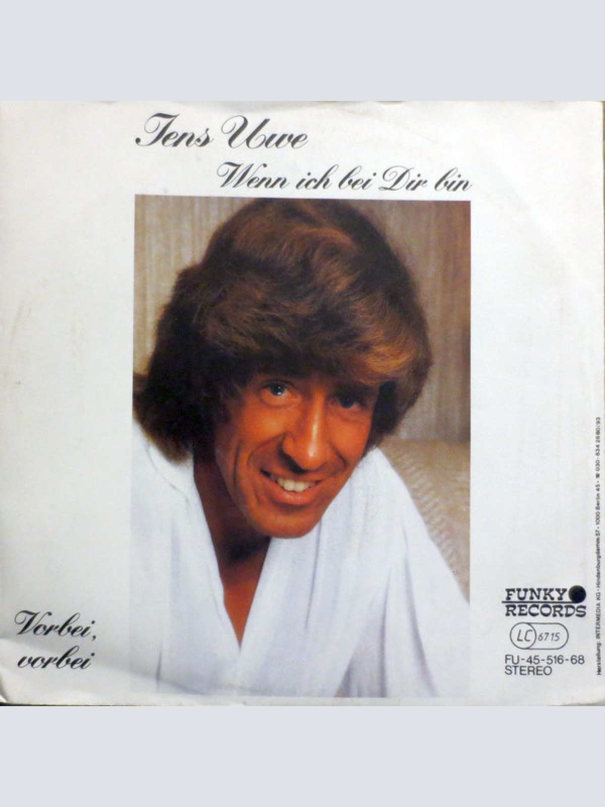 Vinyl / Jens Uwe - Wenn Ich Bei Dir Bin