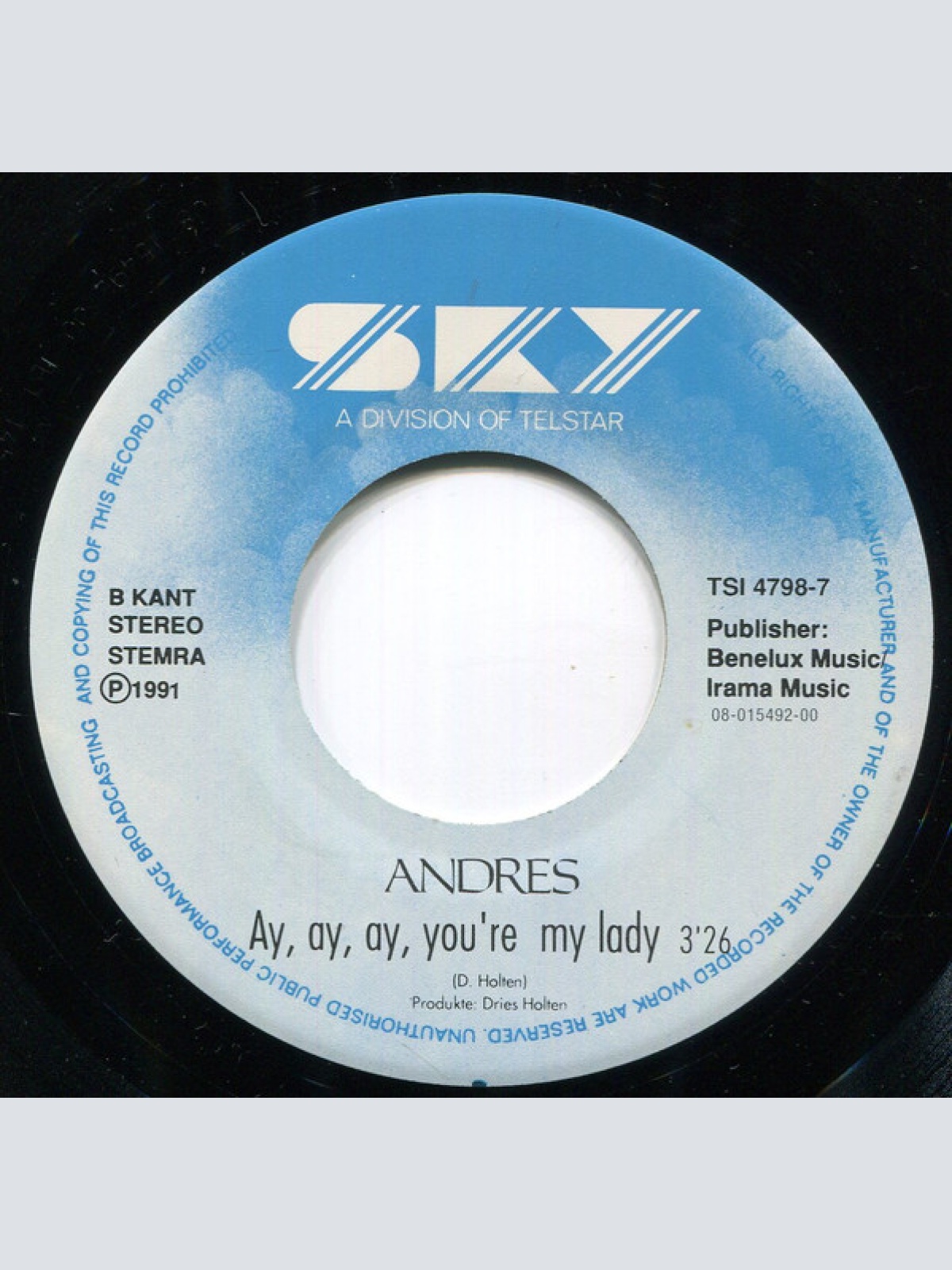 Vinyl / Andres - Ay, Ay, Ay, Jij Bent M'n Lady