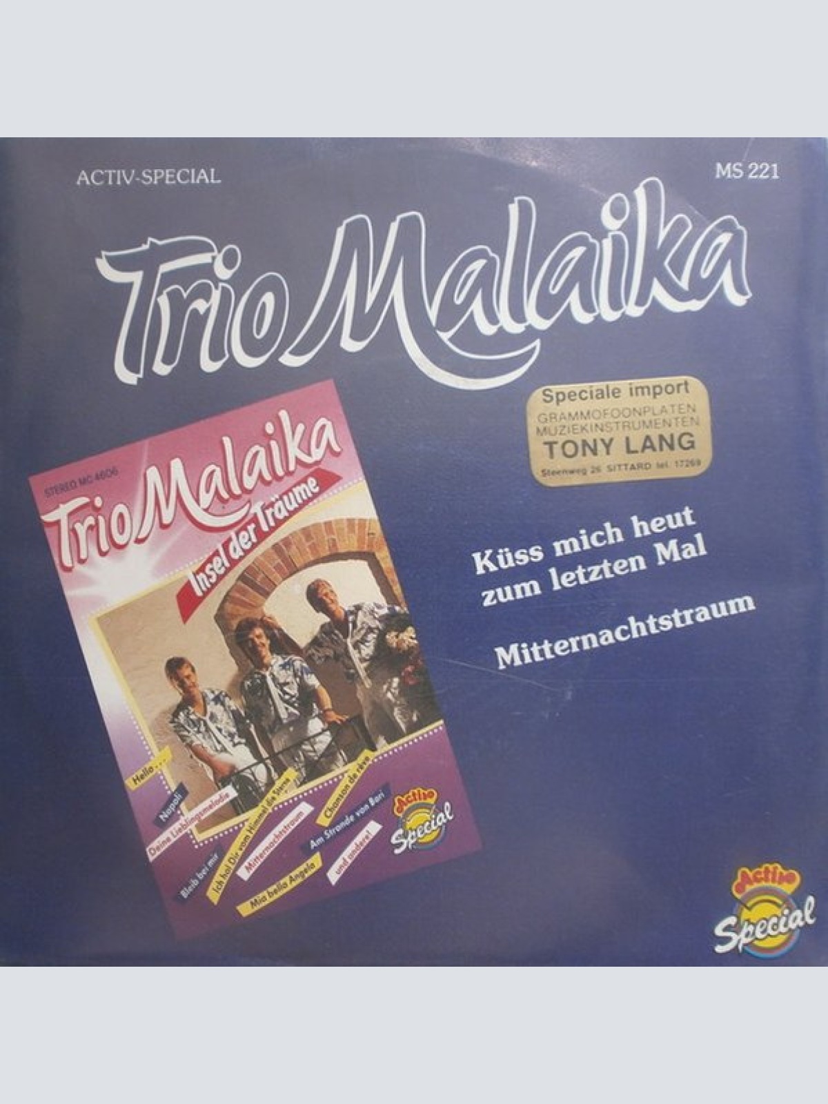 Vinyl / Trio Malaika - Küss Mich Heut Zum Letzten Mal