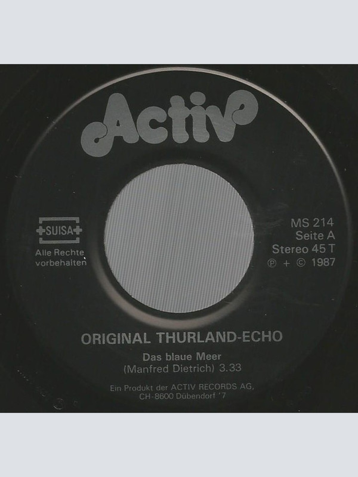 Vinyl / Original Thurland Echo* - Das Blaue Meer