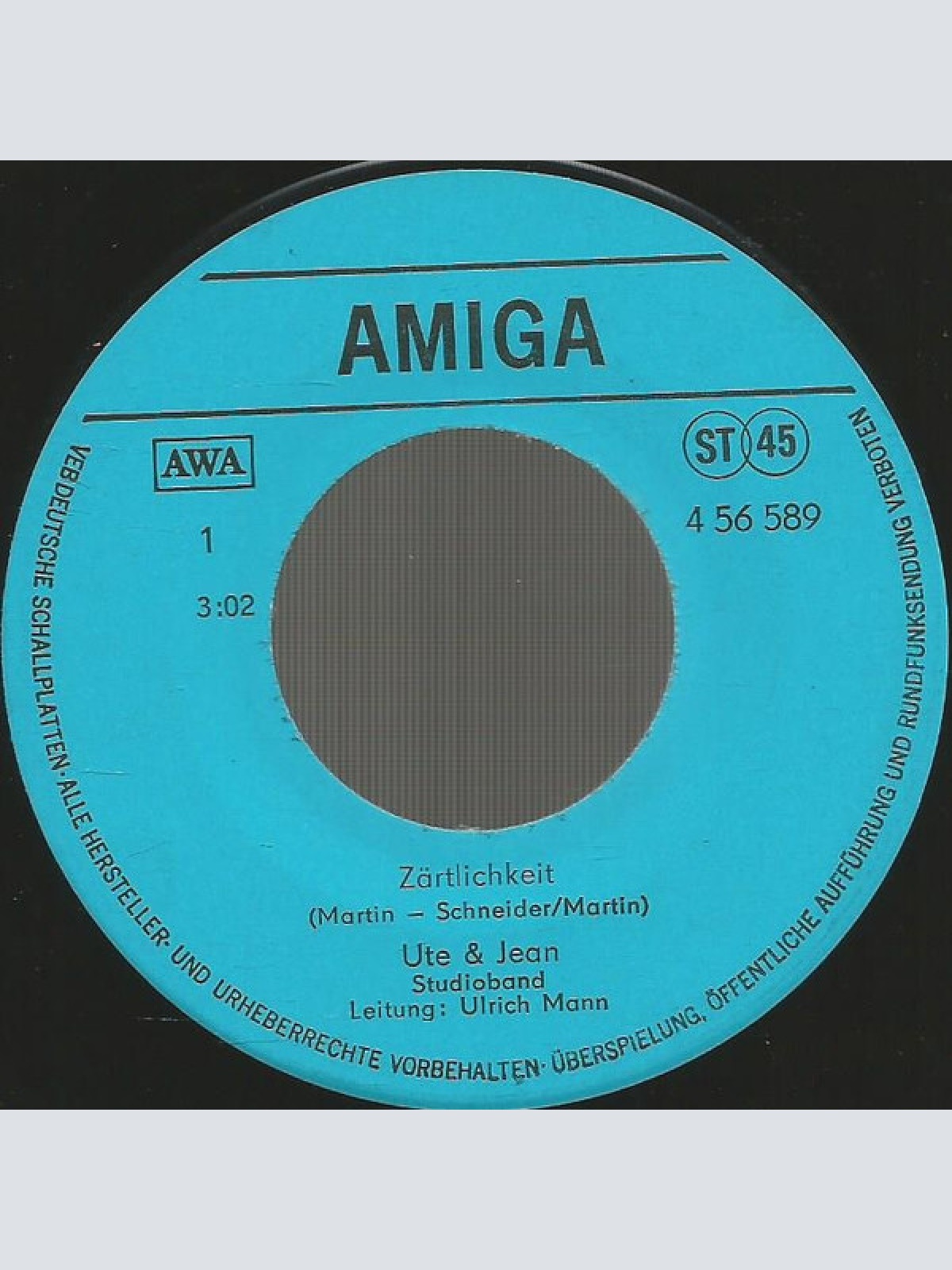 Vinyl / Ute & Jean - Zärtlichkeit / Feuer In Der Nacht