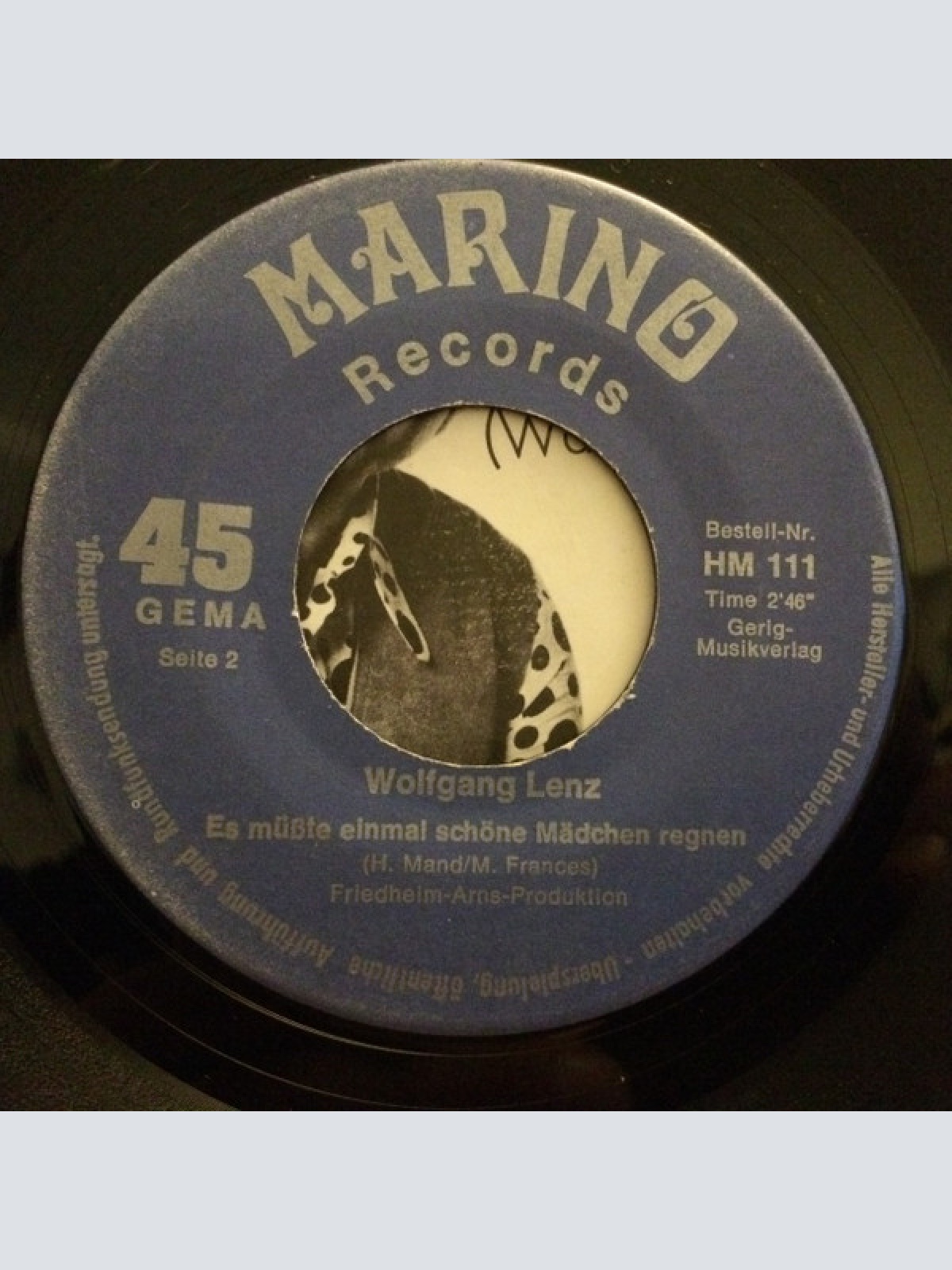 Vinyl / Wolfgang Lenz - Marie-Helen (Was Hab' Ich Falsch Gemacht?)