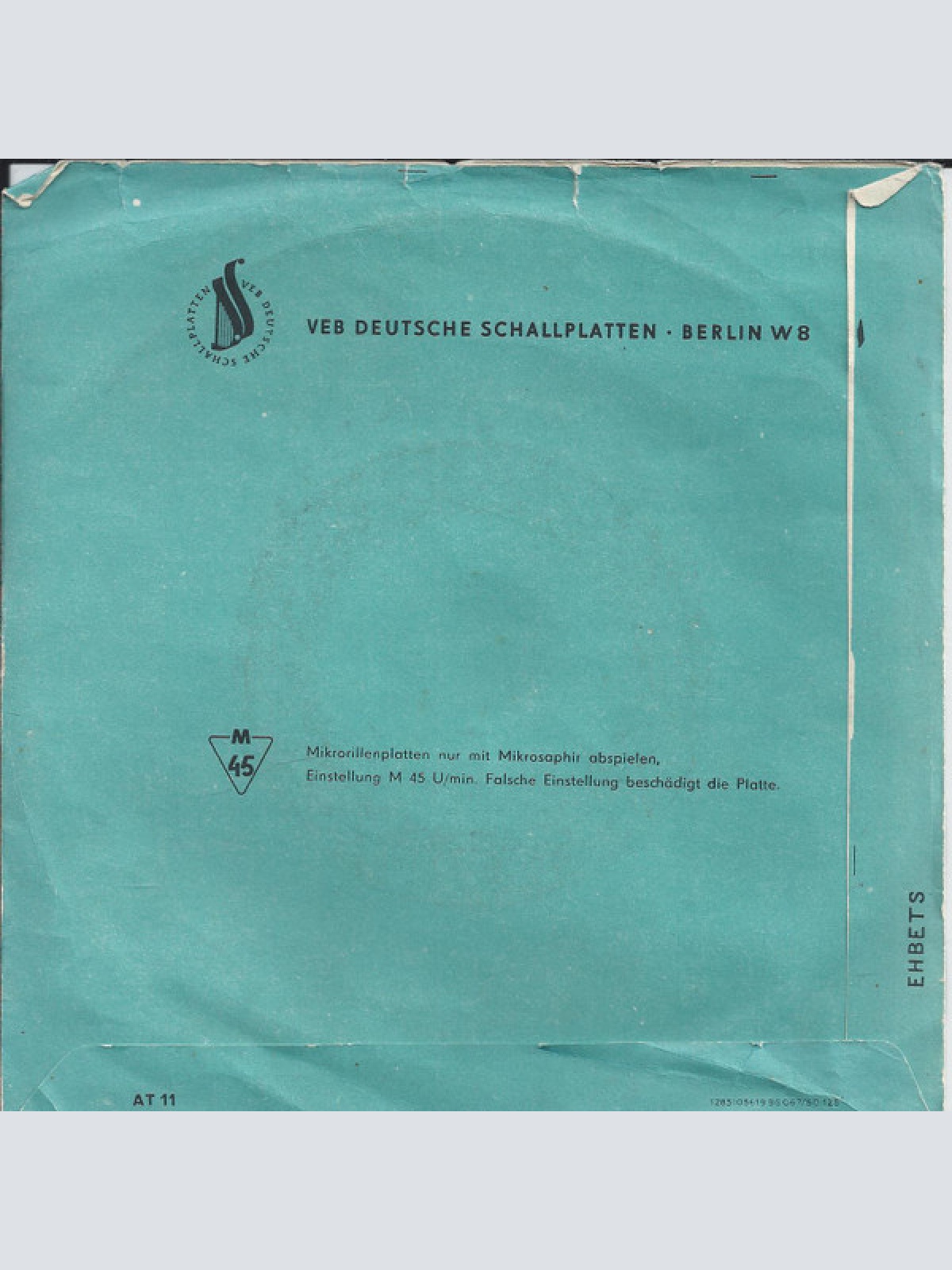 Vinyl / Erhard Juza - Das Fehlt Mir Noch Zum Glück / Ahoi-Ahoi !