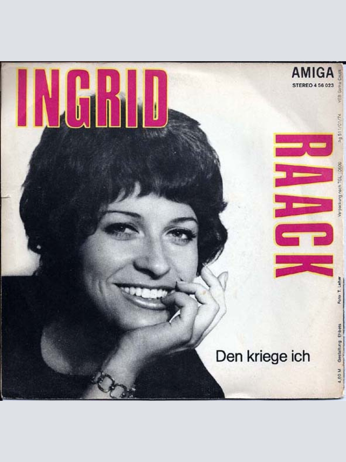 Vinyl / Ingrid Raack - Alles Keine Männer Zum Verlieben / Den Kriege Ich