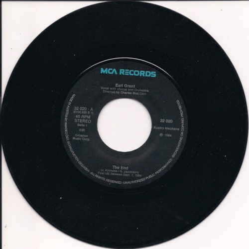Vinyl / Earl Grant - The End