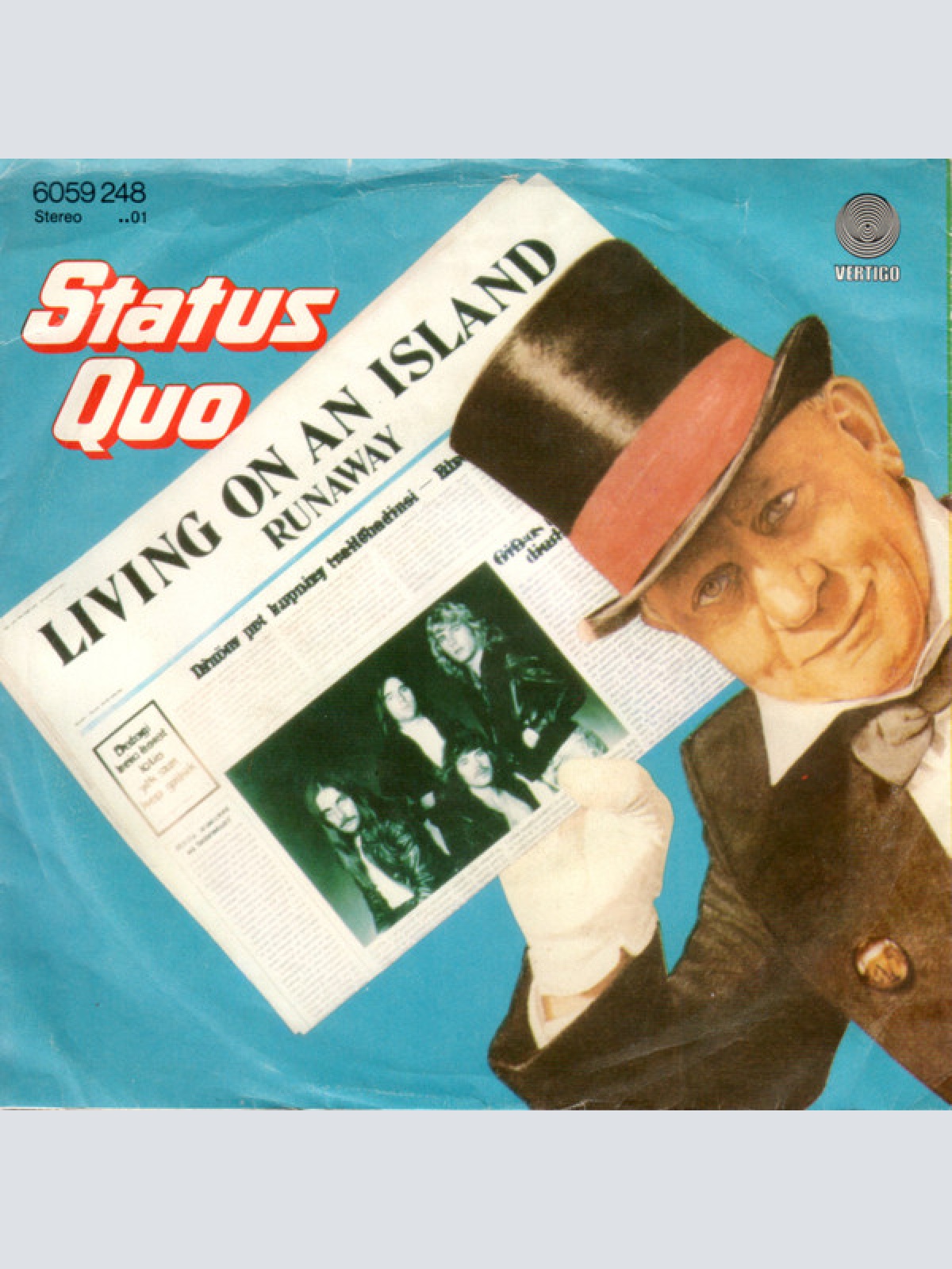 Vinyl / Status Quo - Living On An Island