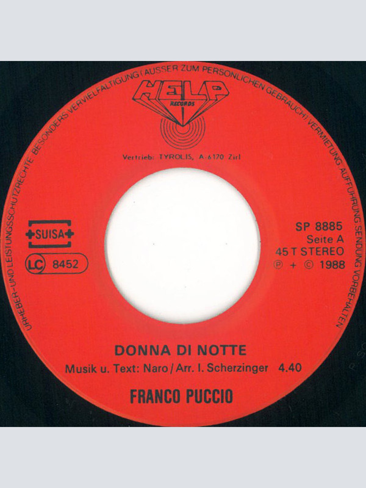 Vinyl / Franco Puccio - Donna Di Notte