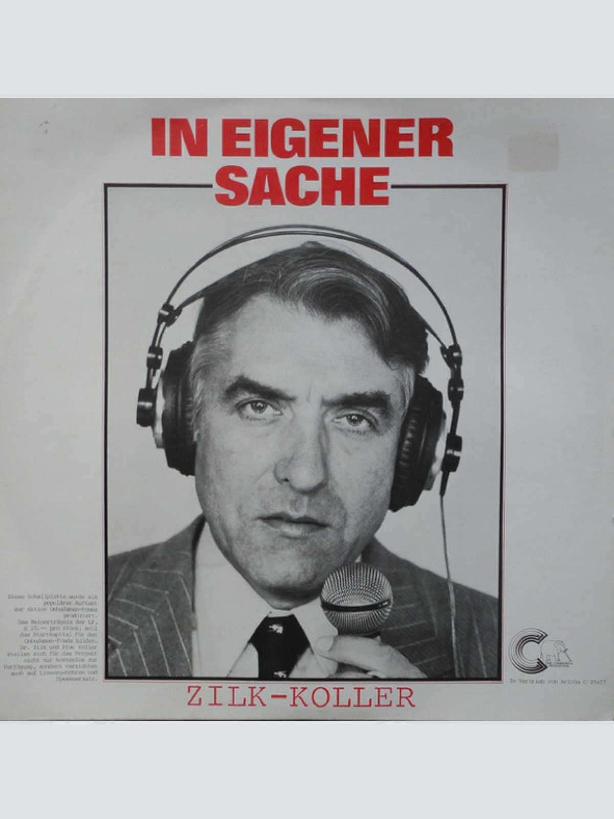 Vinyl / Zilk* - Koller* - In Eigener Sache