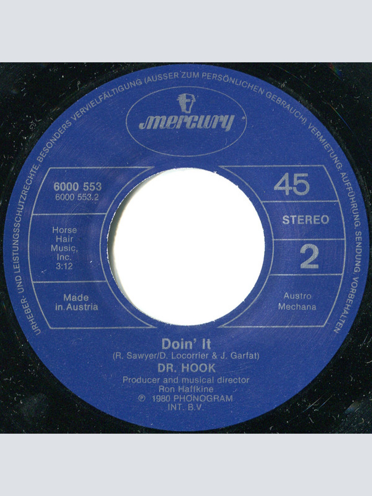 Vinyl / Dr. Hook - Girls Can Get It / Doin' It