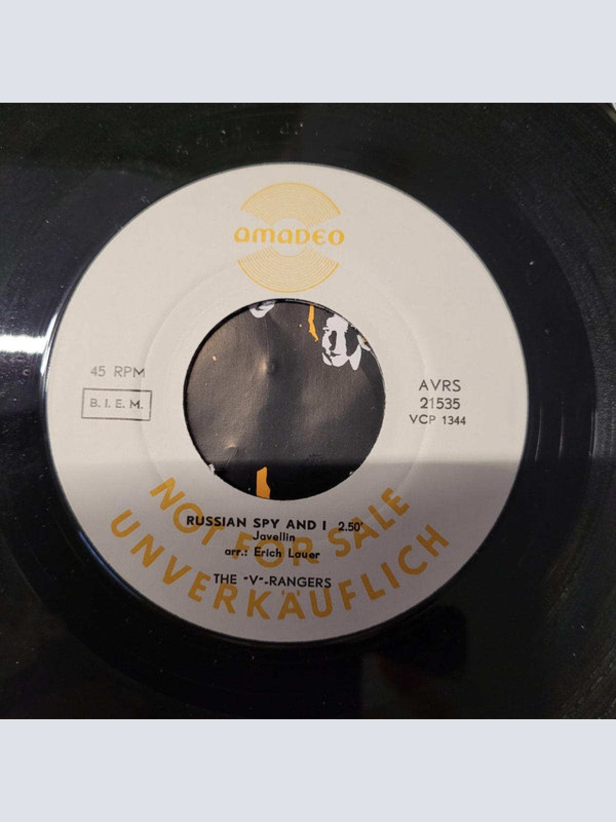 Vinyl / The "V" Rangers - Russian Spy And I / Tossin' And Turning