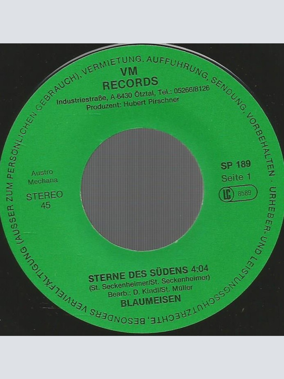 Vinyl / Blaumeisen - Sterne Des Südens