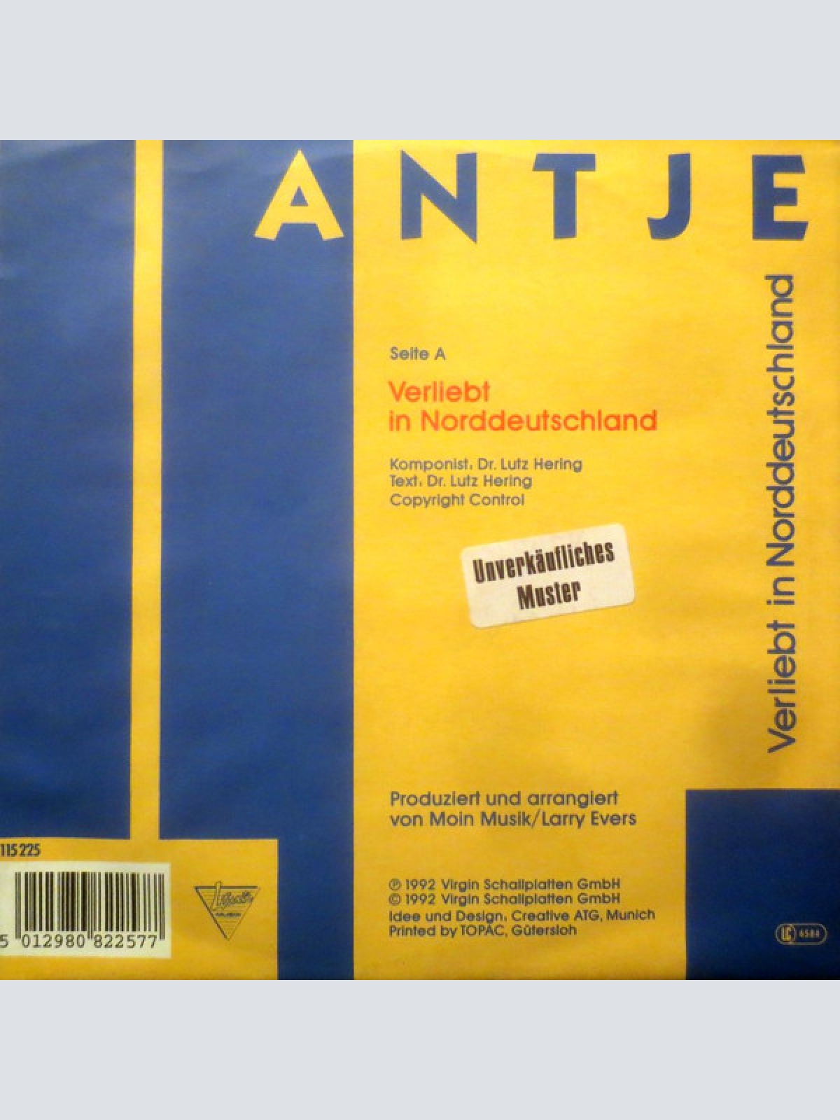 Vinyl / Antje* - Verliebt In Norddeutschland