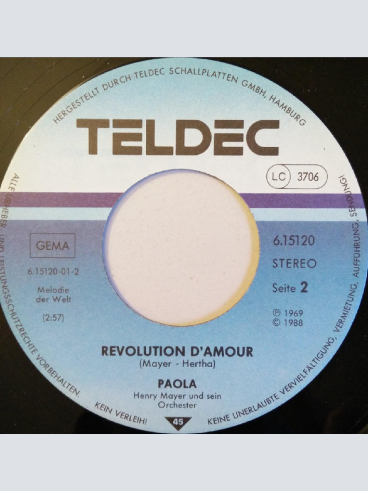 Vinyl / Paola (2) - Stille Wasser, Die Sind Tief