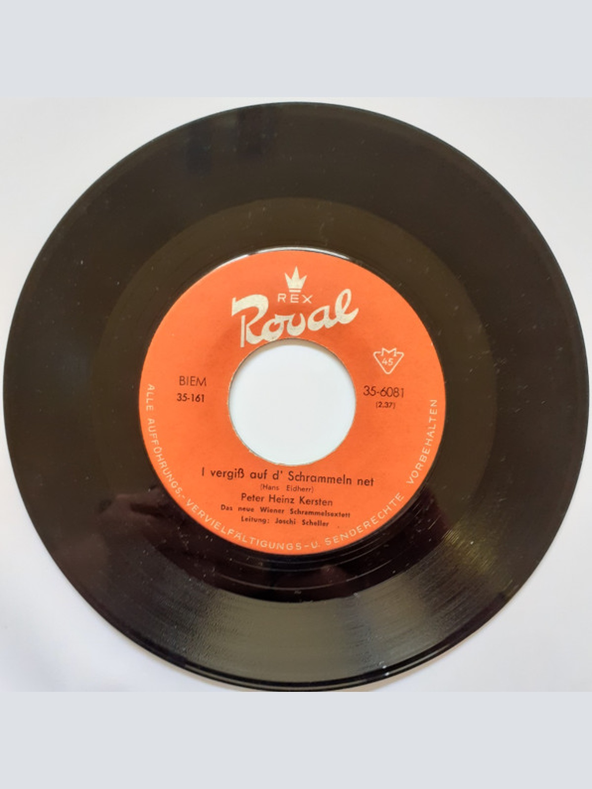 Vinyl / Peter Heinz Kersten - I vergiß auf'd Schrammeln net, Wenn ich mit dir bin