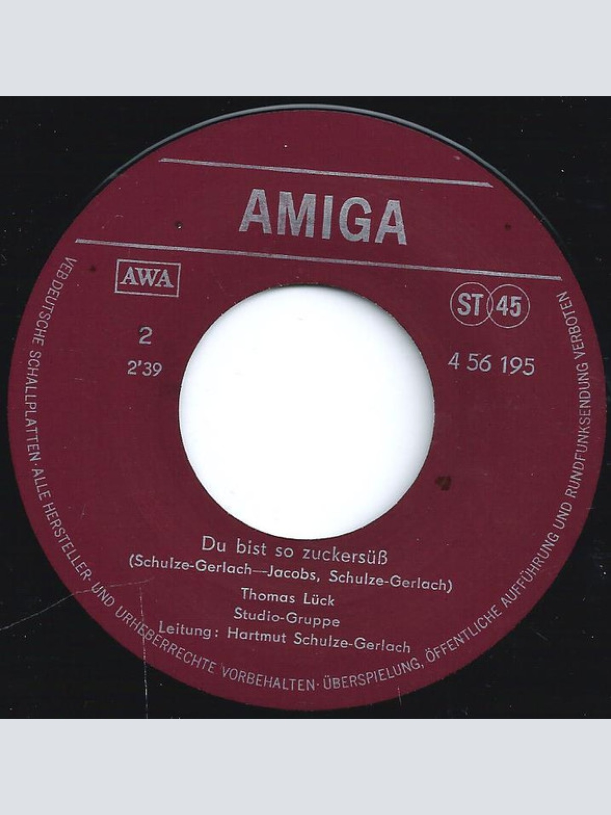 Vinyl / Thomas Lück - Wo Kommt Der Schnee Auf Dem Kilimandscharo Her / Du Bist So Zuckersüss