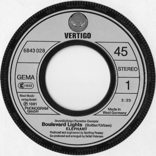 Vinyl / Elephant (3) - Boulevard Lights