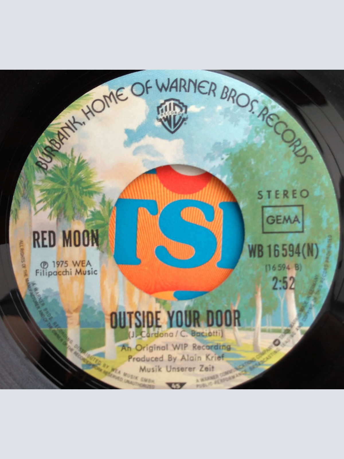 Vinyl / Red Moon (3) - Summer Sun / Outside Your Door
