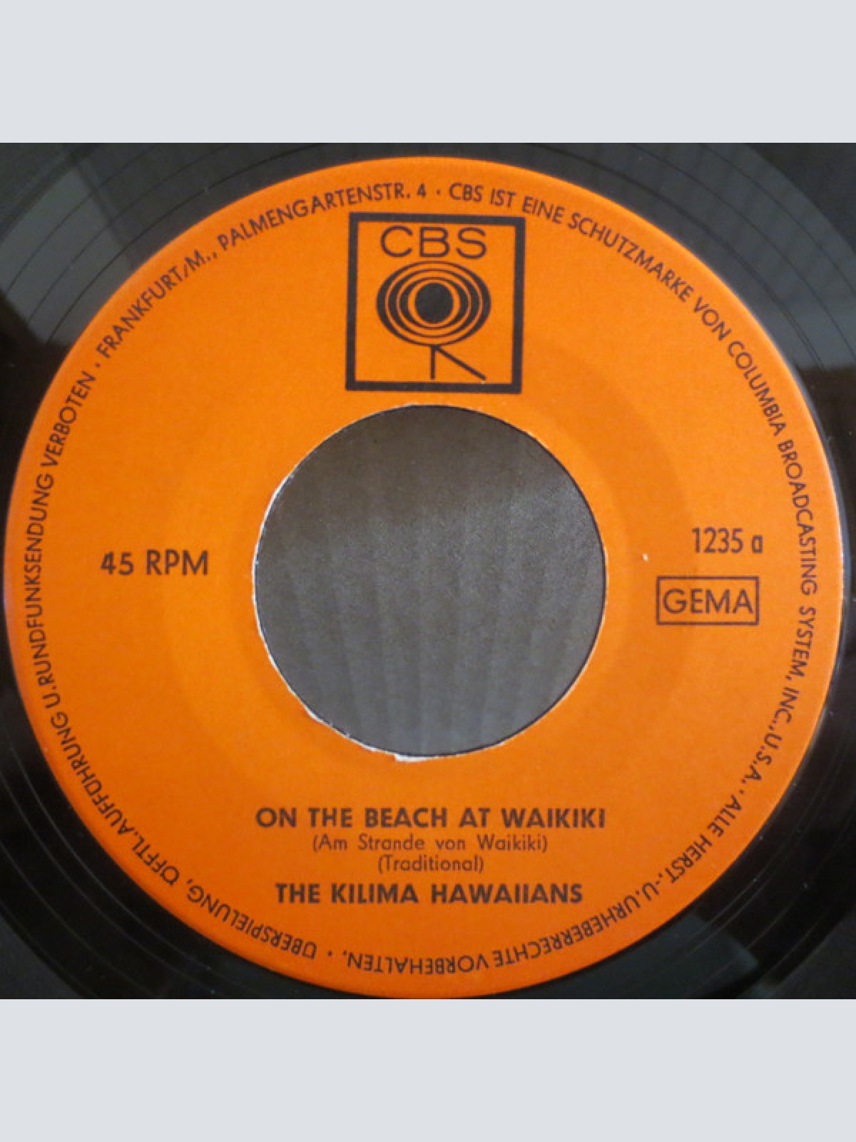 Vinyl / De Kilima Hawaiians - On The Beach At Waikiki