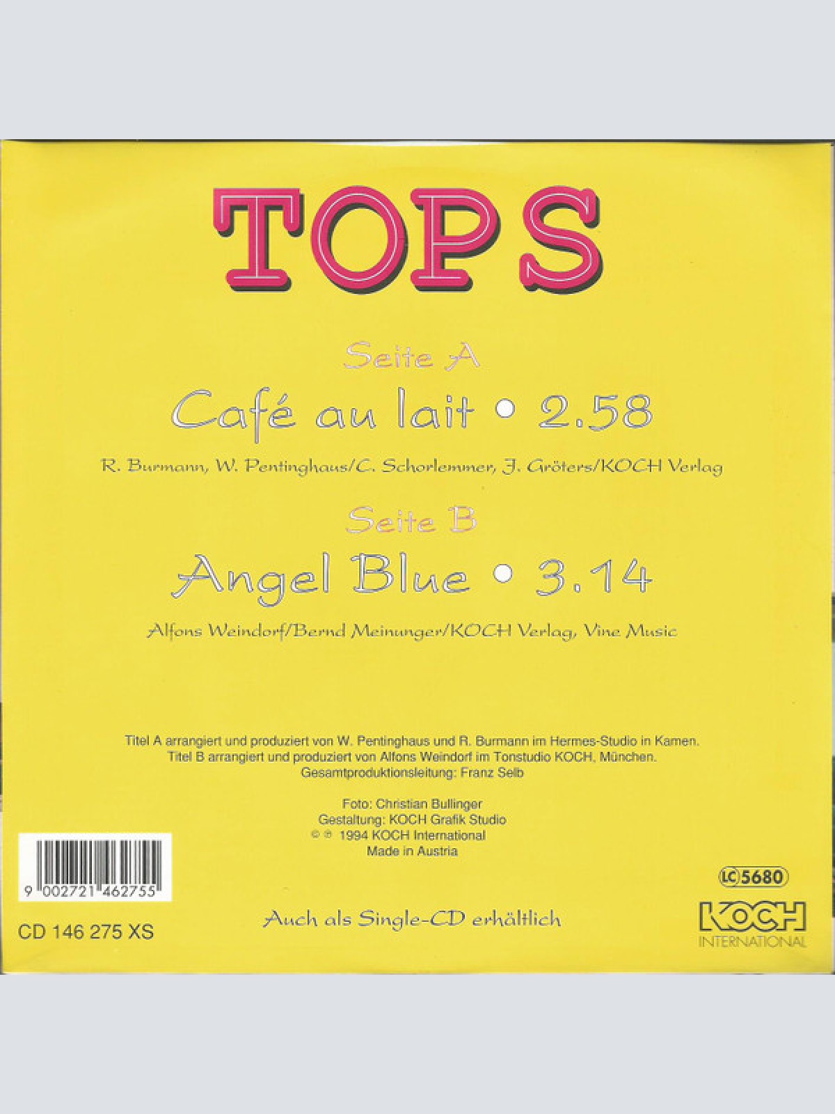 Vinyl / Tops - Café Au Lait