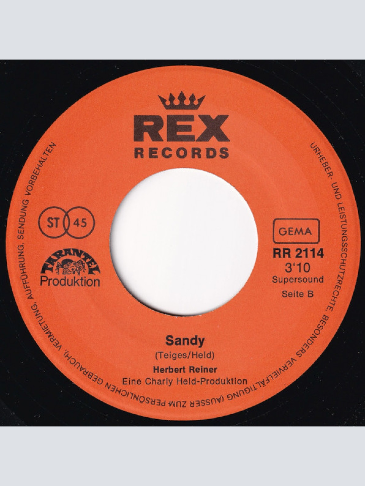 Vinyl / Herbert Reiner - Baby Nur Du